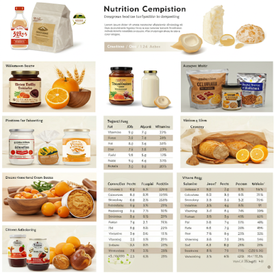 Składniki odżywcze podstawowych produktów