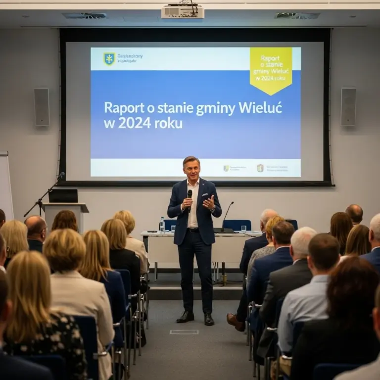 Prezentacja raportu o stanie Gminy Wieluń w 2024 roku